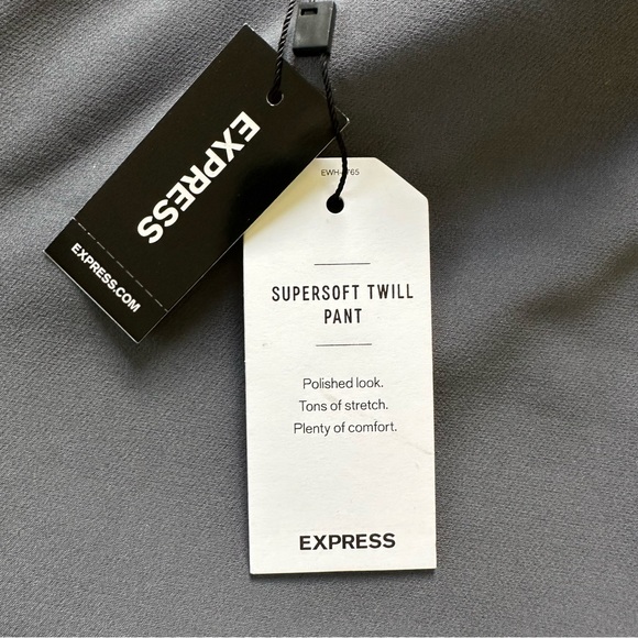 Express size 4R gray supersoft twill dress pants curvy skinny high rise - Picture 2 of 13